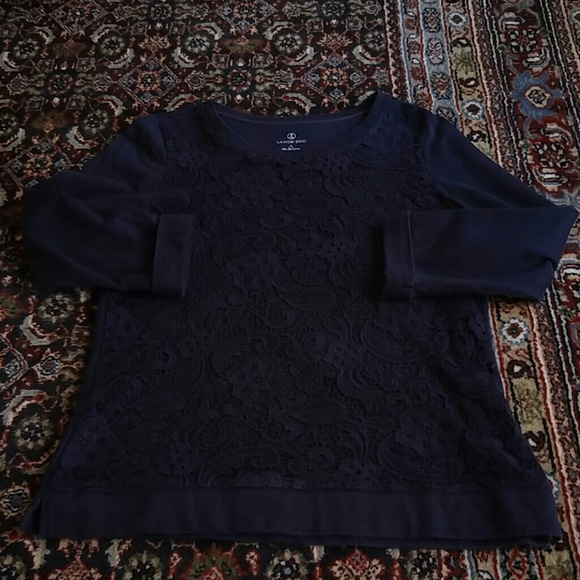 ♦ 3 for $15 Lace Front 3 Quarter Top - Picture 3 of 8